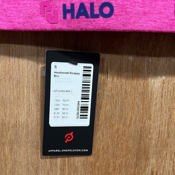 Peloton Heathered Strappy Sports Bra, S - Picture 10 of 11